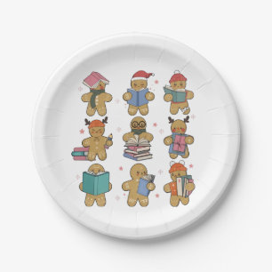Christmas Crew Santa Gingerbread Nursing Squad Paper Plate