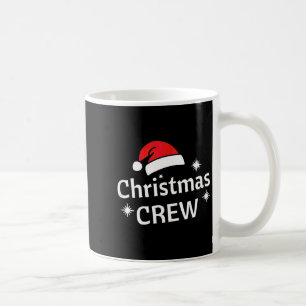 Christmas Crew Santa's Hat Merry Xmas Coffee Mug