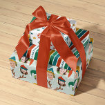 Christmas Crew Six Photo Custom Gift Wrap<br><div class="desc">**Scroll down for photo How To!** This coordinating set of three sheets of gift wrap features one sheet of funny and very merry Christmas gift wrapping paper will delight your friends and family when you personalise it with the photos of your kids, parents, friends and even pets, putting the whole...</div>