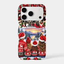 Christmas Crew Snowman Cookies Phone Case