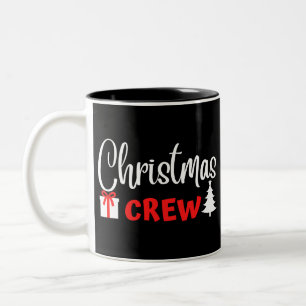 CHRISTMAS CREW Two-Tone COFFEE MUG