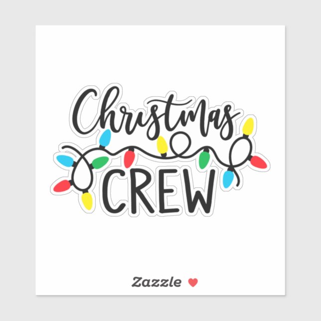Christmas Crew with Lights (Sheet)