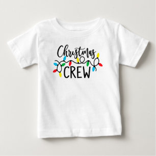 Christmas Crew with Lights Baby T-Shirt