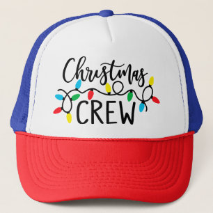 Christmas Crew with Lights Trucker Hat