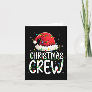 Christmas Crew Xmas Family Matching Pyjamas Men Wo Card