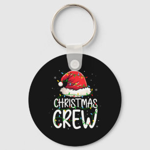 Christmas Crew Xmas Family Matching Pyjamas Men Wo Key Ring