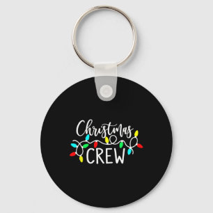 Christmas Crew Xmas Lights Pajama Happy Holiday Bo Key Ring