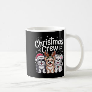 Christmas Crew Xmas Puppy Dog Breed Funny Christma Coffee Mug