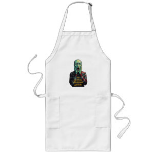 Christmas Crisis - Edvard Munch Seasonal Sweater Long Apron