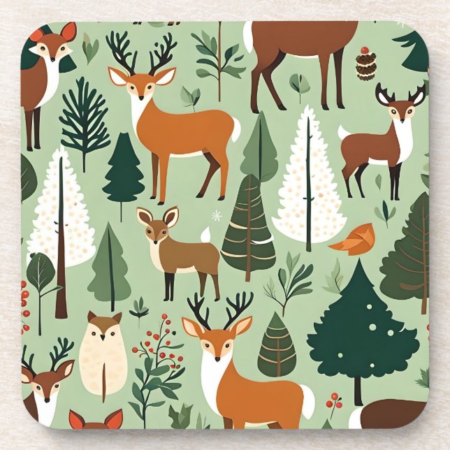 christmas critters coaster (Front)