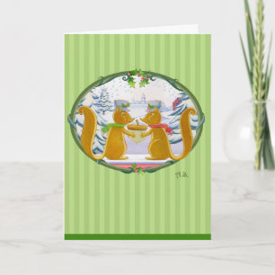 Christmas Critters Holiday Card