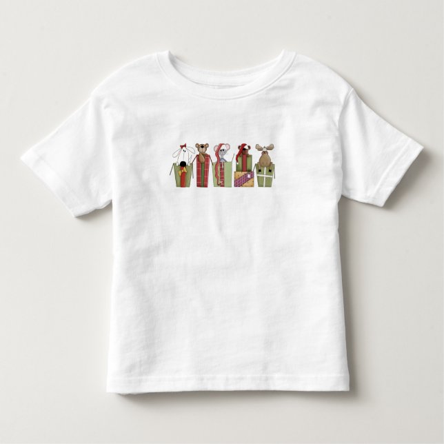 Christmas Critters Kids Shirts (Front)