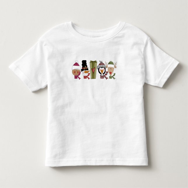 Christmas Critters Kids T-Shirt (Front)