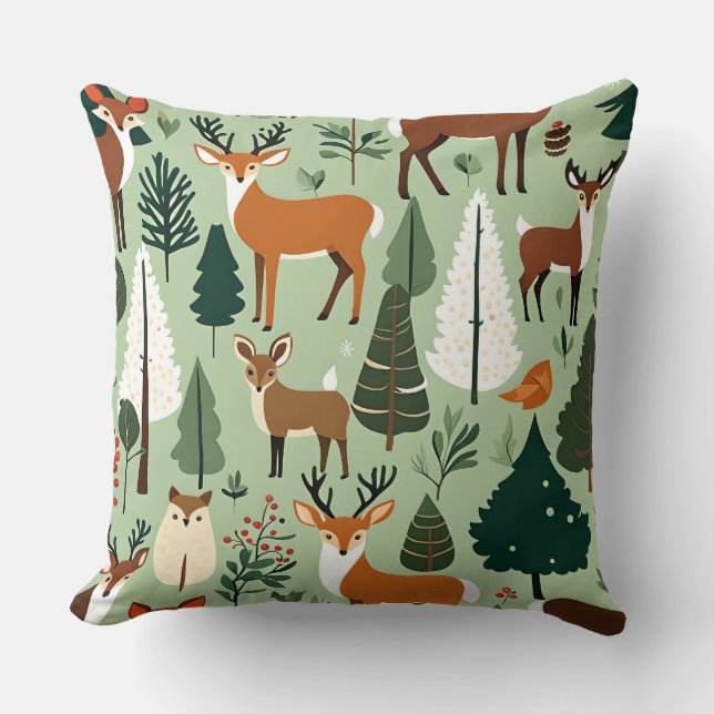 christmas critters pillow (Front)