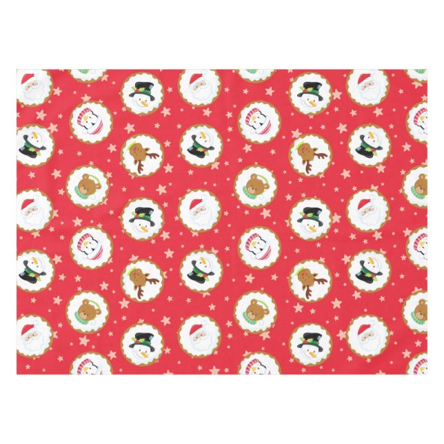Christmas Critters Tablecloth (Front (Horizontal))