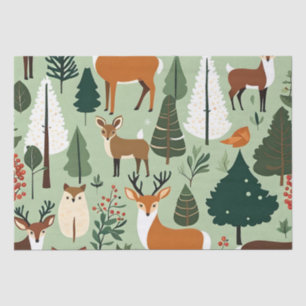 christmas critters tissue paper