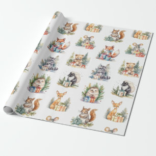 Christmas Critters Wrapping Paper