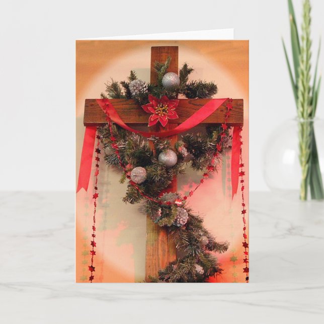 Christmas Cross Card (Front)