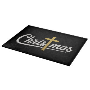 Christmas Cross Family Matching Jesus Gift Idea Cutting Board