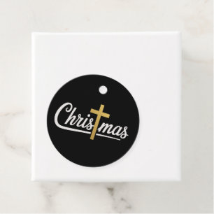 Christmas Cross Family Matching Jesus Gift Idea Favour Tags