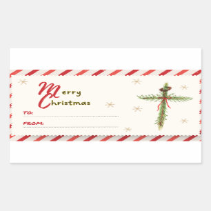 Christmas Cross Tag