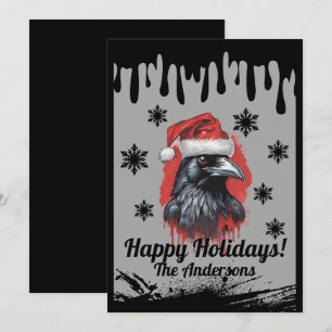 Christmas crow 3, Merry Christmas! Christmas card