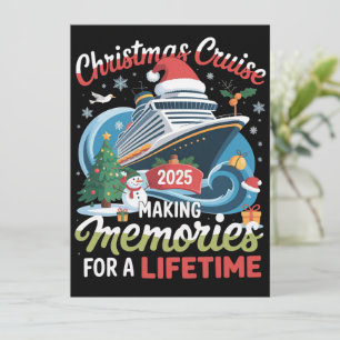 Christmas Cruise 2025 Making Memories for A Life Holiday Card