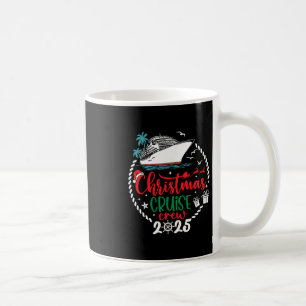 Christmas Cruise Crew 2025 Xmas Family Pajamas Hol Coffee Mug