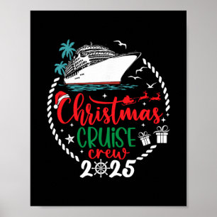 Christmas Cruise Crew 2025 Xmas Family Pajamas Hol Poster