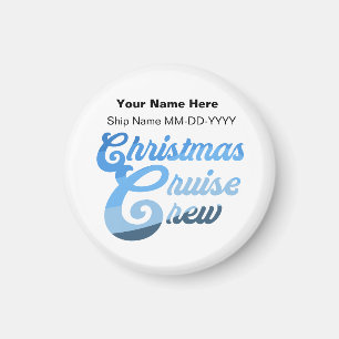 Christmas Cruise Crew Magnet