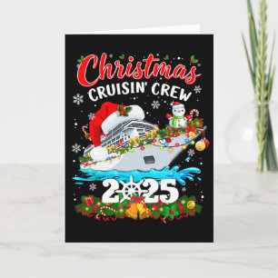 Christmas Cruisin Crew 2025 Matching Family Cruise Card