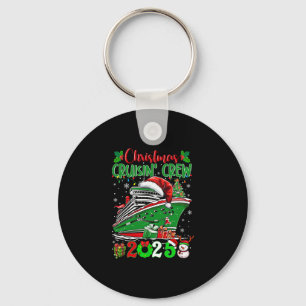 Christmas Cruisin Crew 2025 Matching Family Cruise Key Ring