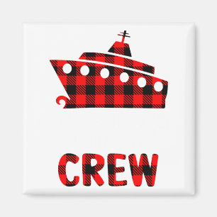 Christmas Cruisin Crew Cruise Matching Family Paja Magnet