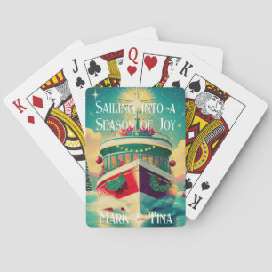 Christmas Cruising Playing Cards