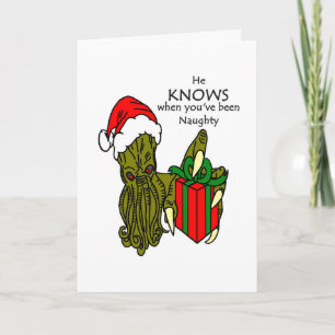 Christmas Cthulhu Holiday Card