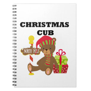 Christmas Cub Notebook
