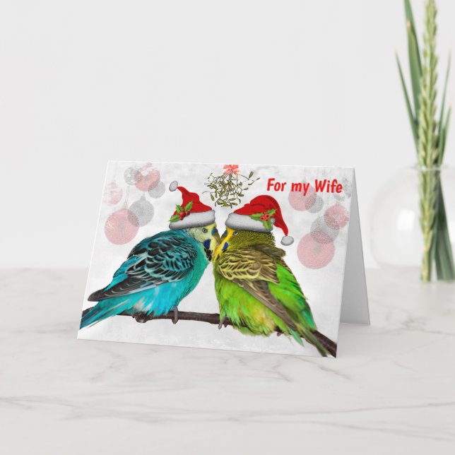 Christmas Cuddles Card WIFE (Front)