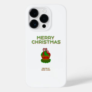 Christmas Cupcake Apple iPhone 14 Pro Case