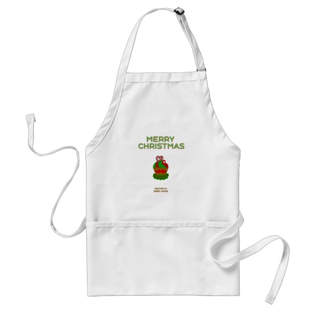 Christmas Cupcake Apron (Front)