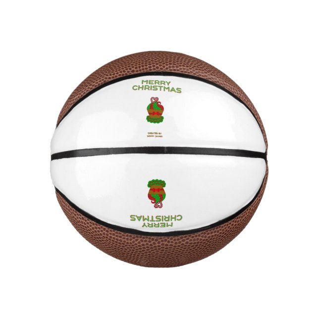 Christmas Cupcake Basketball (Front)