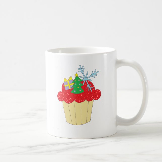 Christmas Cupcake Coffee Mug (Right)