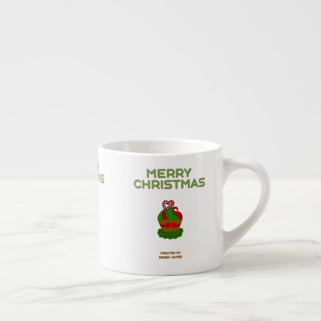 Christmas Cupcake Espresso Mug (Right)