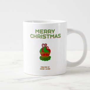Christmas Cupcake Jumbo Mug