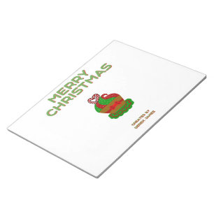 Christmas Cupcake Notepad (27.9 cm x 21.6 cm)