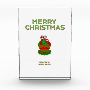 Christmas Cupcake Vertical Photo Block