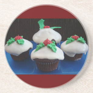Christmas Cupcakes Coaster