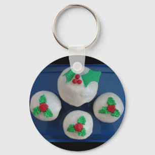 Christmas Cupcakes Key Ring