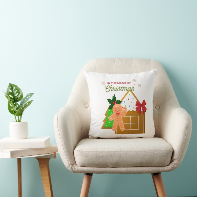 Christmas cushion, believe in Christmas magic Cushion (Chair)
