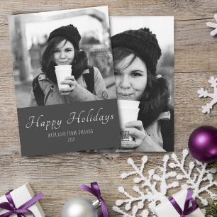 Christmas Custom Holiday Two Side Photo Card