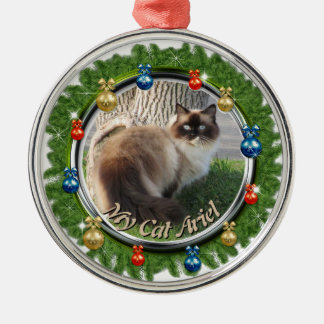 Christmas Custom Pet Ornaments Wreath Background